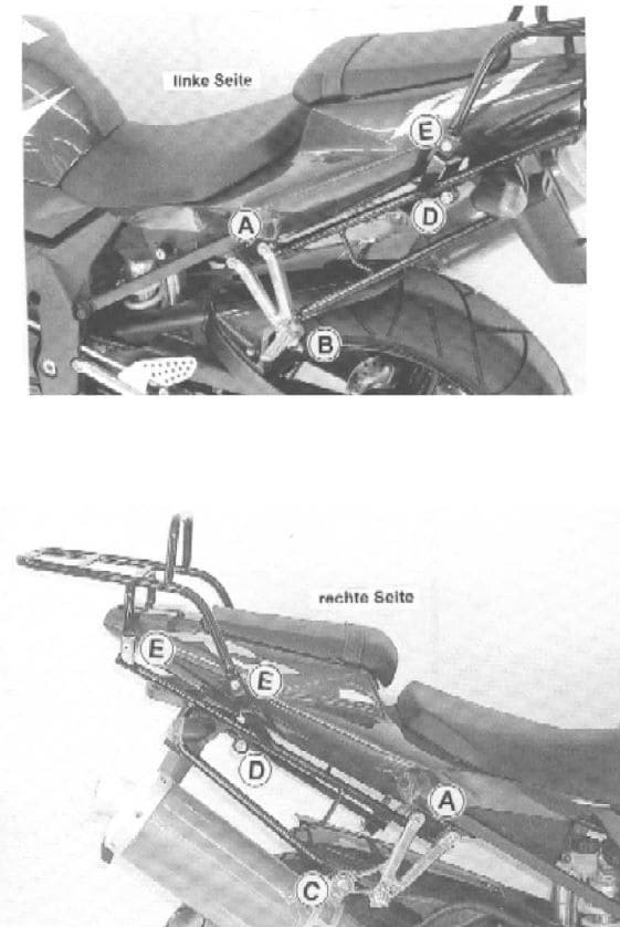 Yamaha YZF-R1 [2002-2004]---Luggage Bridge