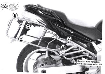 Yamaha FZ 6 [2004-2006] - koffertbærer - 0