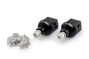 HONDA NX 500 [2025] – Adapter passasjerfotstøtte gummipute – svart-1
