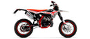 Beta RR-T SM 50 2T - Auspuff mit schwarzem ESD Enduro