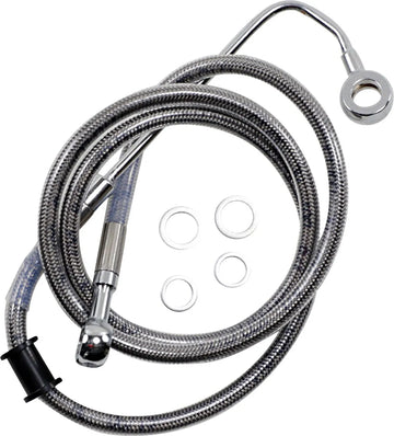 harley davidson flstc [DRAG SPECIALTIES] - Forlenget bremselinje i rustfritt stål