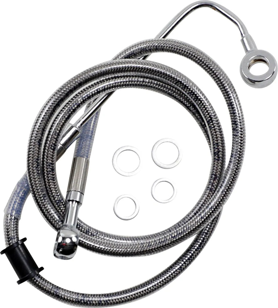harley davidson flstc [DRAG SPECIALTIES] - Forlenget bremselinje i rustfritt stål