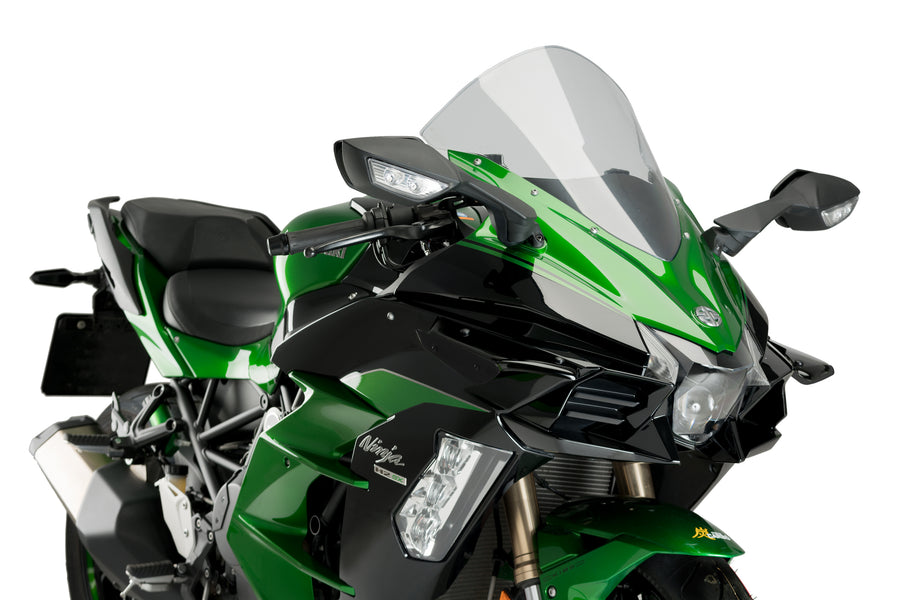 KAWASAKI NINJA H2 SX [2019] – Sport Sidespoiler – Svart
