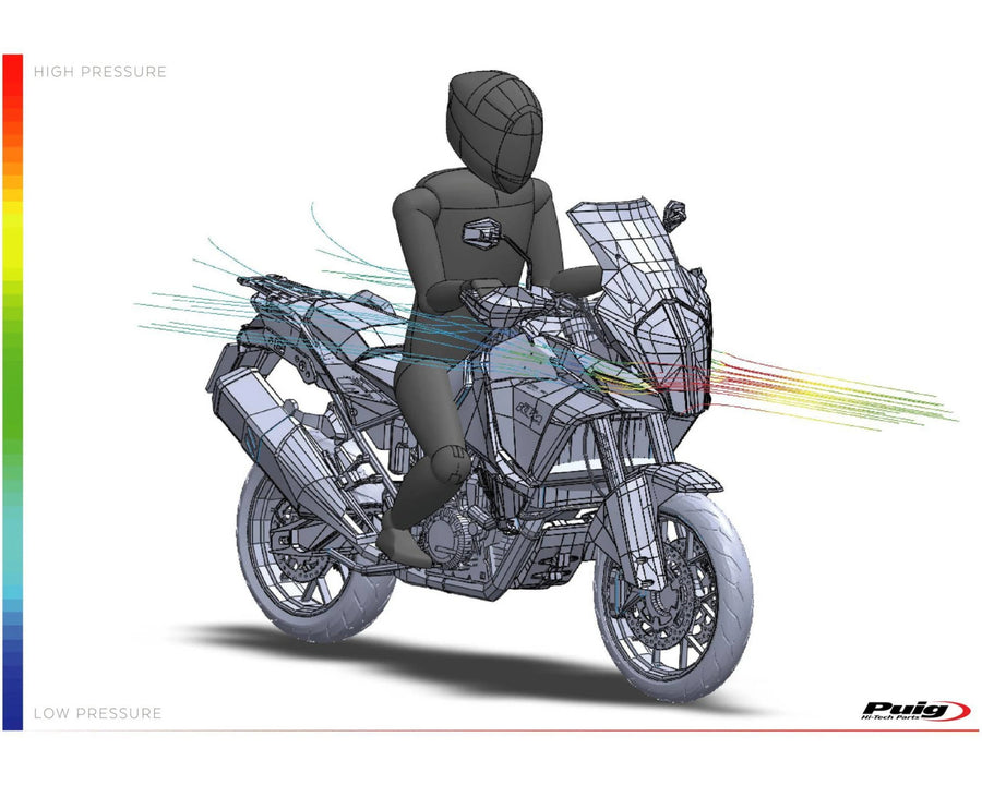 KTM 1290 SUPER ADVENTURE T [2023] – Øvre deflektor – Gjennomsiktig