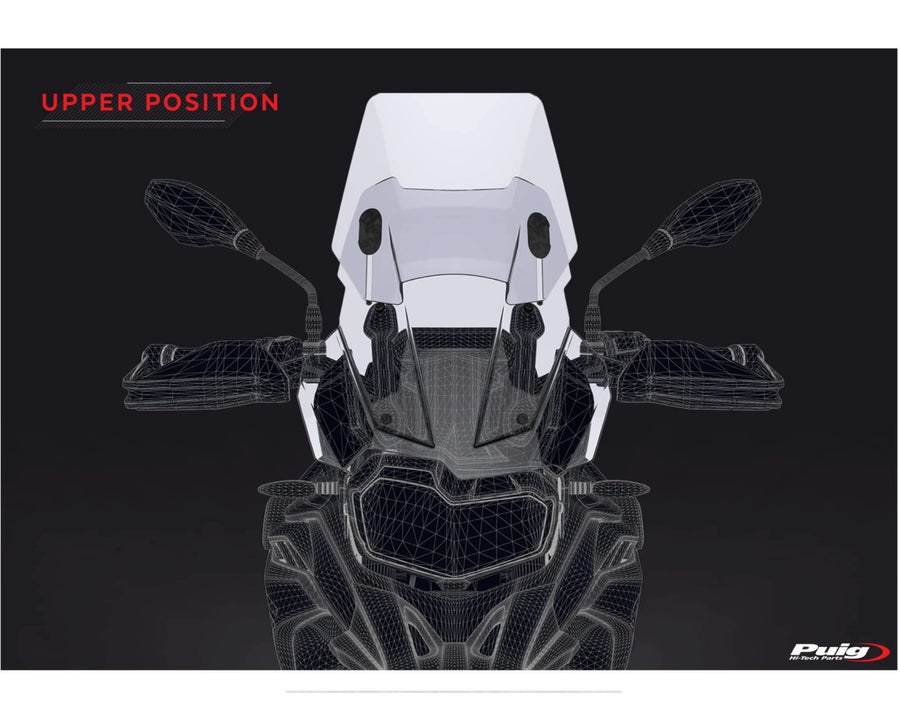 BMW F 750 GS [2024] – Justerbar skjerm – Gjennomsiktig