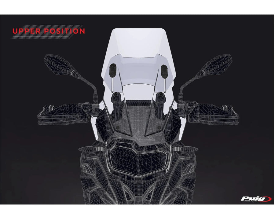 BMW F 750 GS [2024] – Justerbar frontrute – kraftig tonet