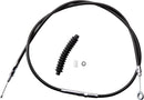 harley davidson fls [DRAG SPECIALTIES] - Høyytelses sort vinyl clutchkabel-1