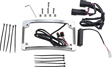 harley davidson fltruse [CUSTOM DYNAMICS] – LED-radius nummerskiltramme
