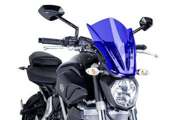 TRIUMPH BONNEVILLE T 120 BLACK [2025] - Ny generasjon Touring Frontrute | Blå | PUIG 7016A