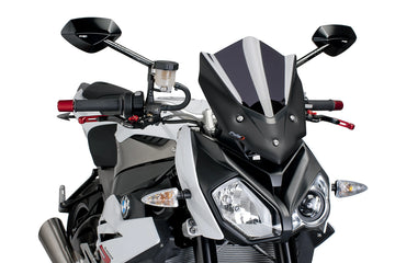 TRIUMPH BONNEVILLE T 120 BLACK [2025] - Ny generasjon sportsfrontrute | Sterkt tonet | PUIG 7040F