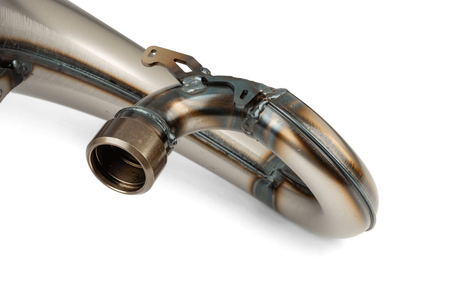 Beta RR SM 50 2T - Auspuff Cross ML Blau Links