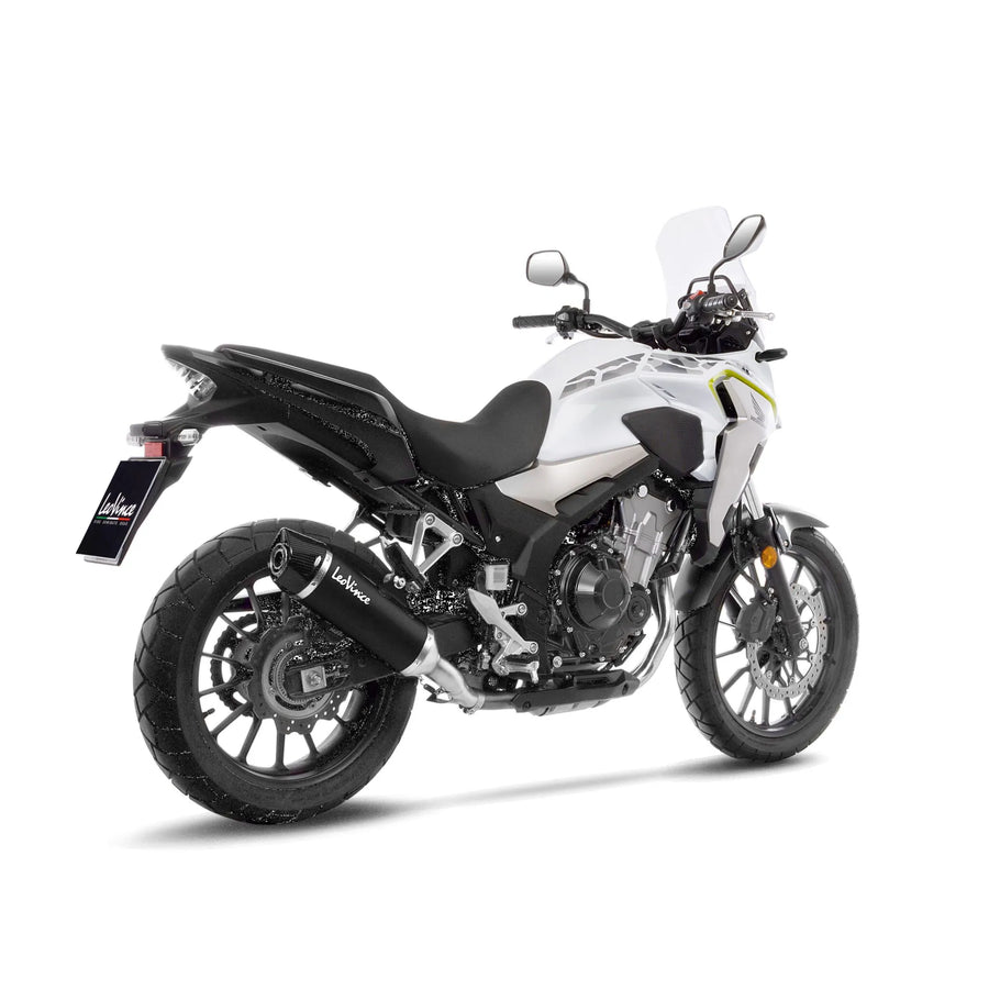 honda cb 500 [LEOVINCE] – Nero baklyddemper – rustfritt stål
