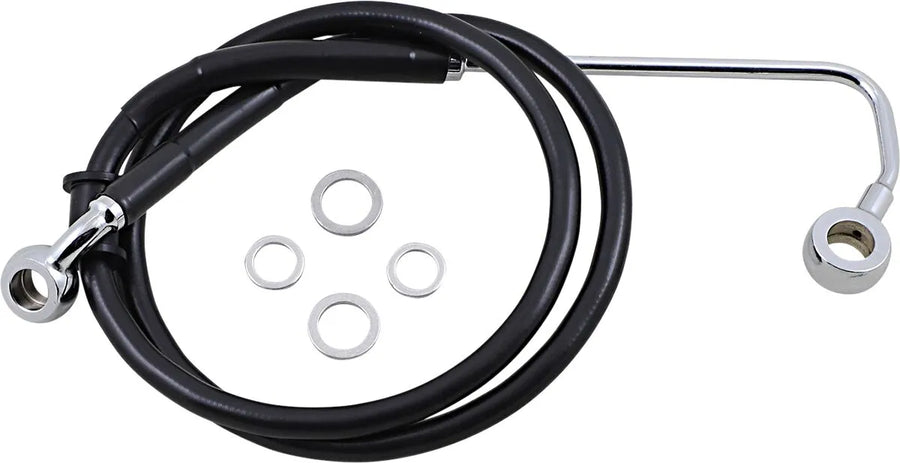 harley davidson fxsb [DRAG SPECIALTIES] - Forlenget bremselinje i rustfritt stål