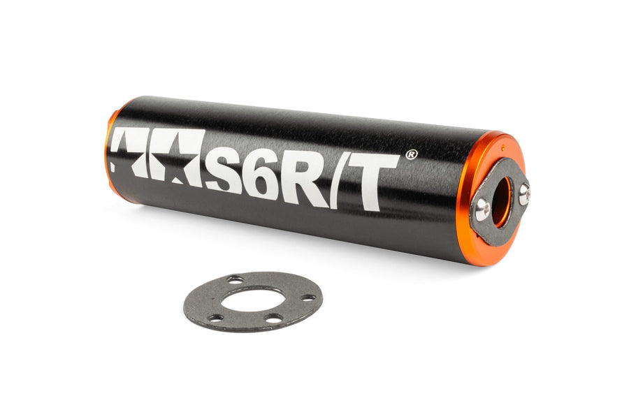 Derbi Senda X-Race SM '05 - '10 50 2T D50B0 - Auspuff R/T 70-80 Schwarzorange