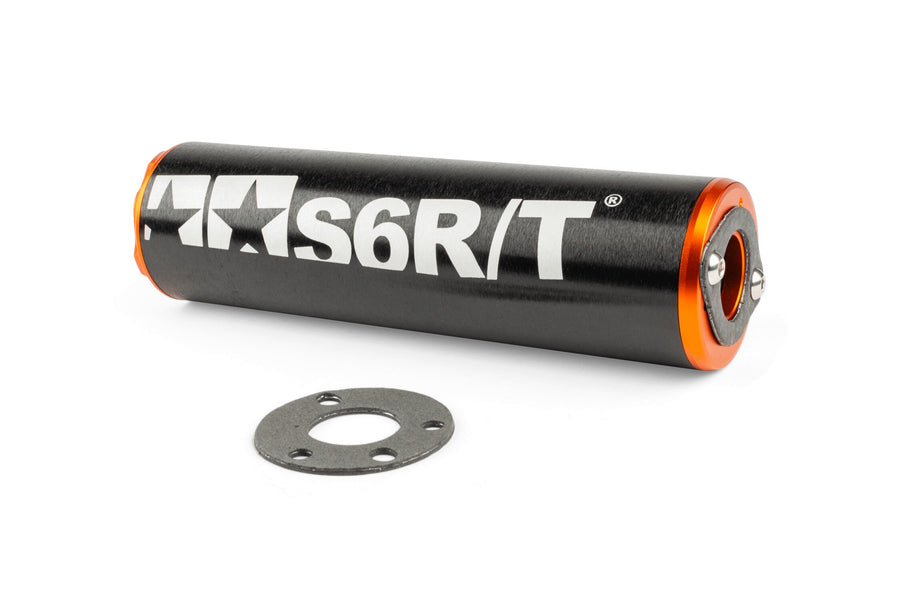 Rieju MRX Enduro 50 2T AM6 - Auspuff R/T 80–90 Schwarz / Orange