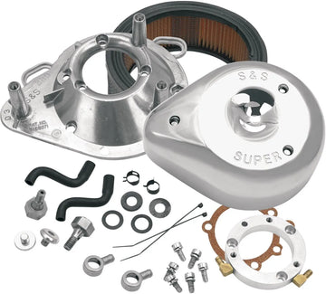 Harley-Davidson FXR 1340 Super Glide [1994] - Sidekick Luftfilter-Kit – Oberfläche: Silber – Bild 1