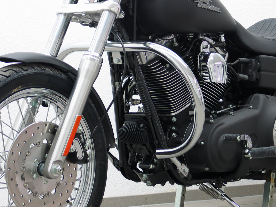 Harley Davidson Dyna Glide Low Rider [2015-2017] - beskyttelsesbar, stor versjon laget av 38 mm rør, rund form