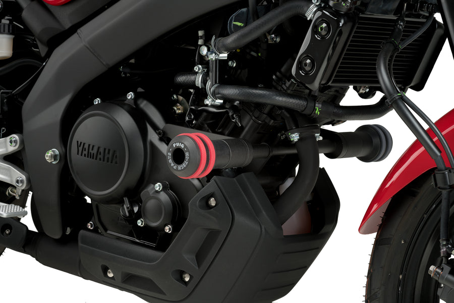 YAMAHA XSR 125 [2025] – Frame Crash Pads Vintage 2.0 – Svart