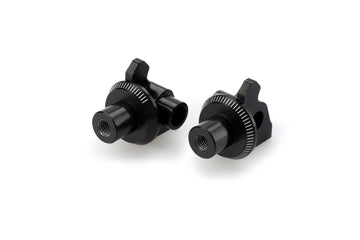 APRILIA CAPONORD 1200 [2016] – Adapter fotstøtte gummipute “Rider” – Svart