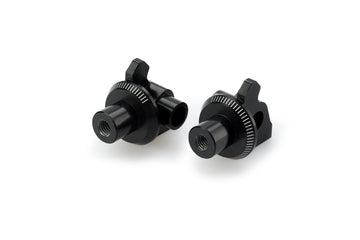 APRILIA CAPONORD 1200 [2016] – Adapter fotstøtte gummipute “Rider” – Svart - 0
