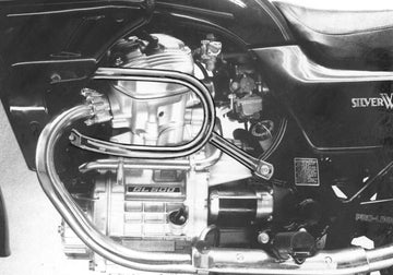 Honda CX 500/650 (også E + C) + GL 500/650 med radiatordeksel i aluminium - beskyttelsesstang