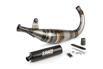 Beta RR Enduro 50 2T - Exhaust S Race 85-100 Low-Mount Black