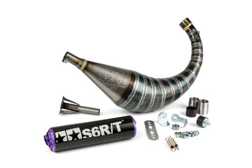 Beta RR Enduro 50 2T - Eksos R/T 70 - 80 Svart / Lilla