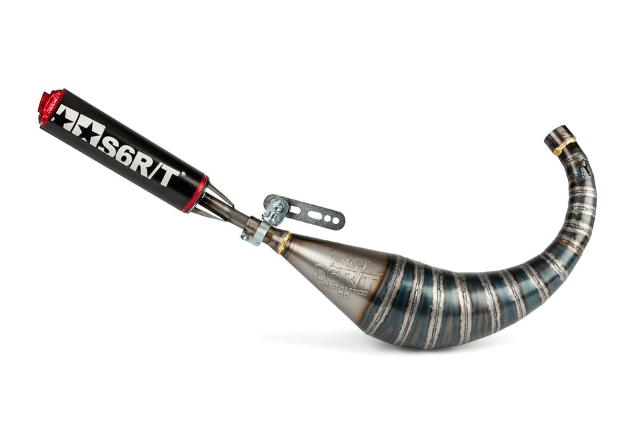 Beta RR SM 50 2T - Auspuff R/T 70 - 80 Schwarz / Rot