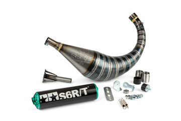 Beta RR SM 50 2T - Auspuff R/T 70 - 80 Schwarz / Türkis