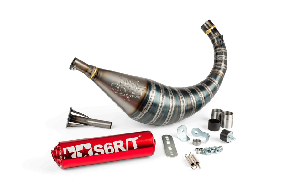 Beta RR Enduro 50 2T - Auspuff R/T 70 - 80 Rot