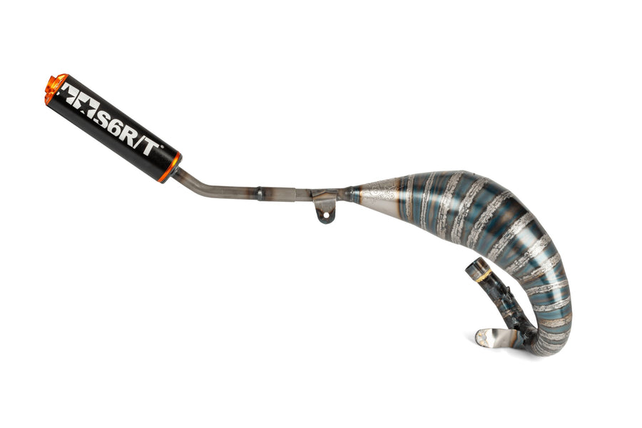 Beta RR-T SM 50 2T - Auspuff R/T 70–80 Schwarz / Orange