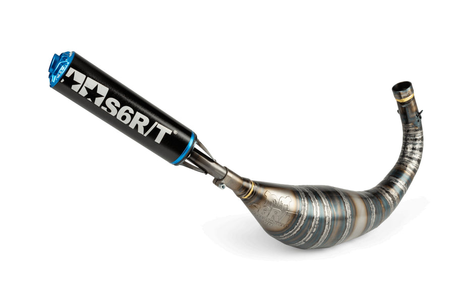 Beta RR SM 50 2T - Auspuff R/T 80–90 Schwarz / Blau