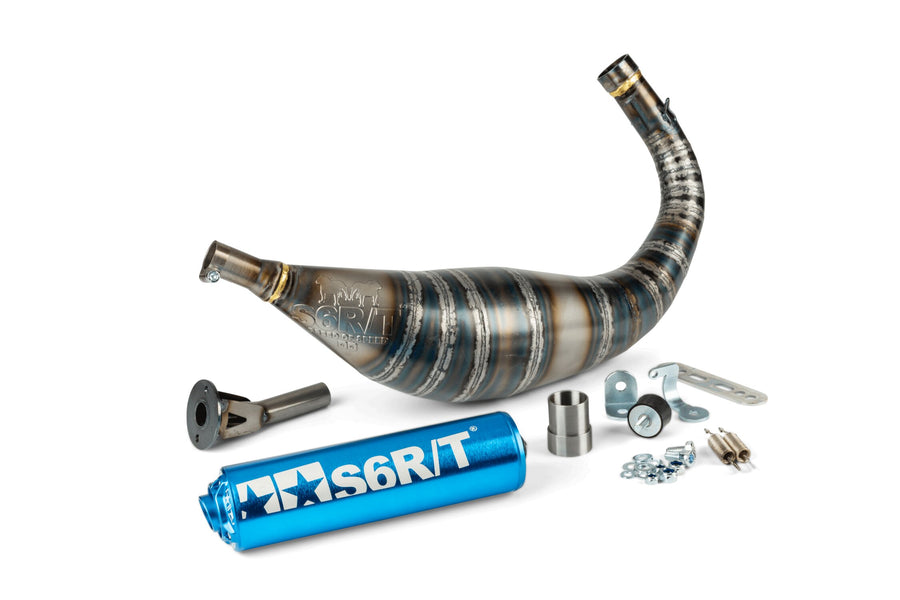 Beta RR Enduro 50 2T - Auspuff R/T 80–90 Blau