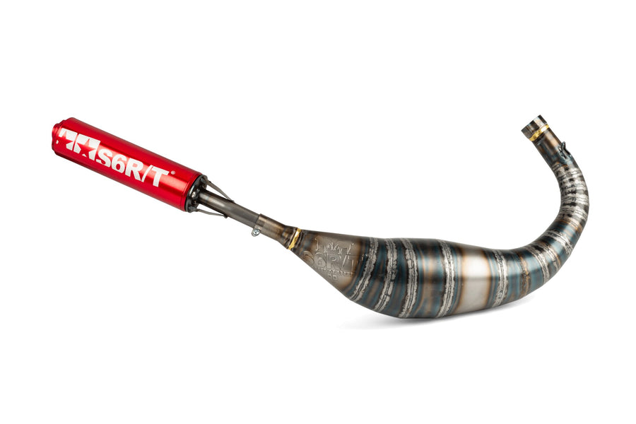 Beta RR-T SM 50 2T - Auspuff R/T 80-90 Rot