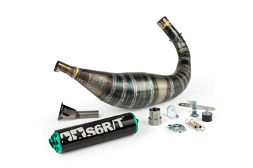 Beta RR Enduro 50 2T - Eksos R/T 90-100 Svart/Turkis