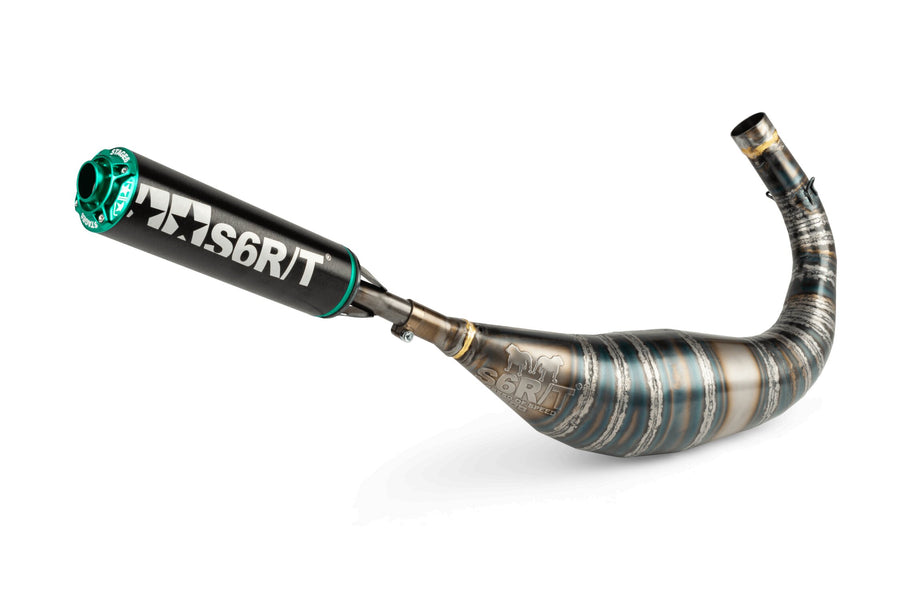 Beta RR-T SM 50 2T - Auspuff R/T 90-100 Schwarz/Türkis