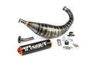 Aprilia RX Factory 50 2T - Auspuff 80-90 Schwarz / Orange
