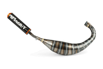 Derbi Senda DRD Racing SM 50 2T D50B0 [2012–] - Auspuff 80-90 Schwarz / Orange