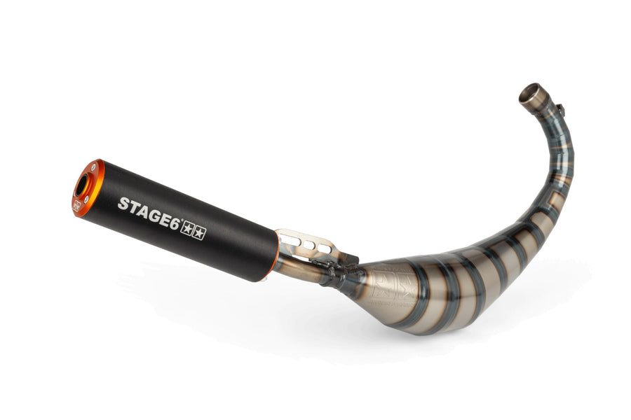 Beta RR SM 50 2T - Auspuff Streetrace 80-90 Orange Schwarz
