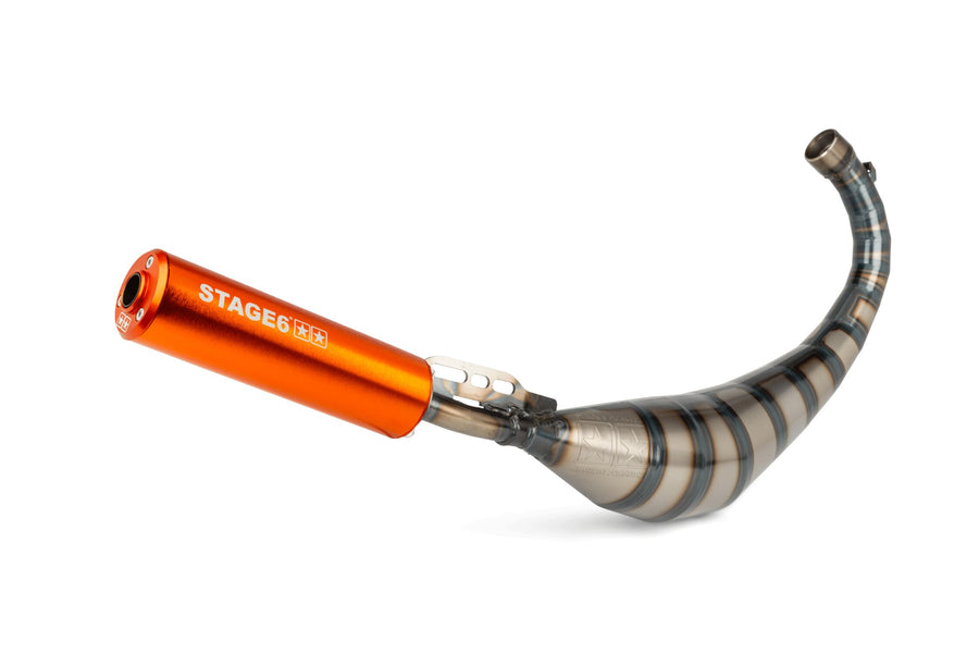 MBK X-Limit SM 50 2T AM6 [2004–] - Auspuff Streetrace 80-90 Orange