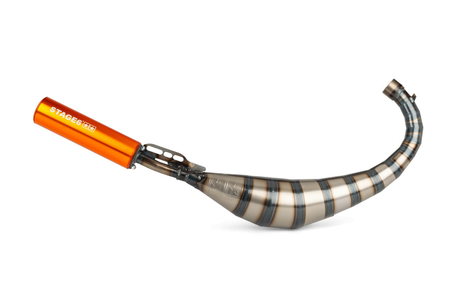 Generic Trigger X-Enduro 50 2T AM6 - Auspuff Streetrace 80-90 Orange