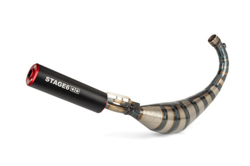 Beta RR Enduro 50 2T - Exhaust Streetrace 80-90 Rød