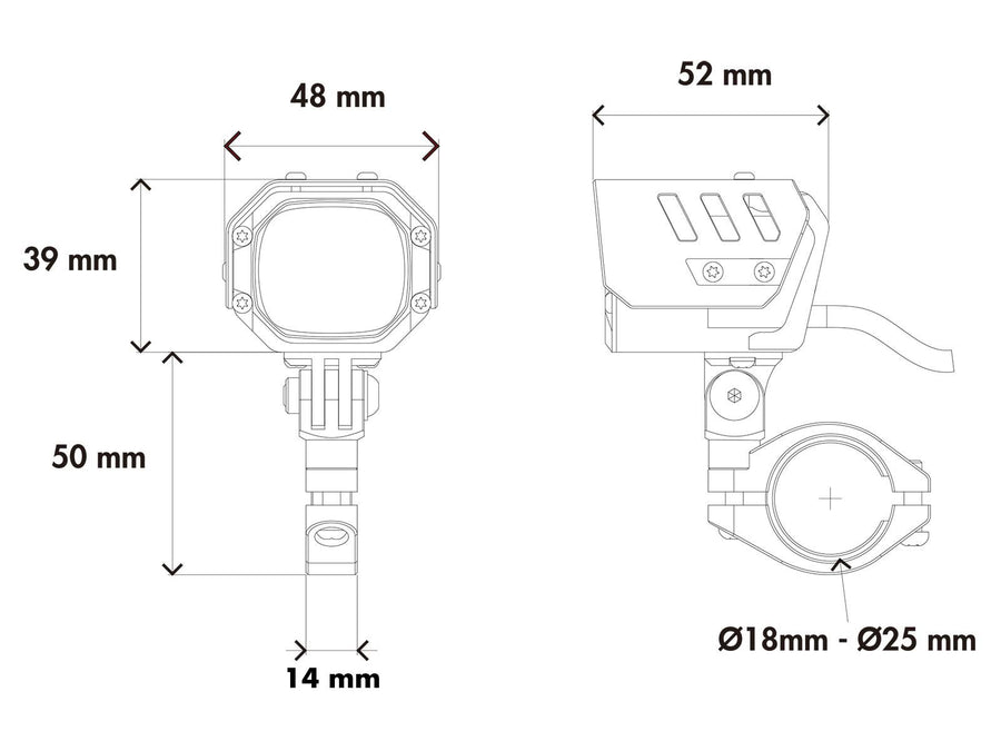 TRIUMPH Scrambler 400 XC [2025-] - LED TILLEGGSLYS NOVA