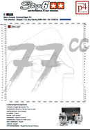 Beta RR-T SM 50 2T - Motorpack Zylinder Auspuff Big Racing 77ccm