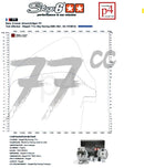 Aprilia RX 50 2T D50B1 [2006–] - Motorpack Big Racing 77ccm