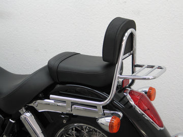 Honda VT 750 C4 [2004-2007] - Sissy bar laget av rør med puter og bagasjestativ