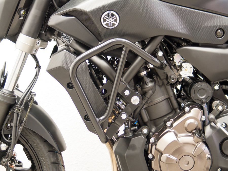 Yamaha MT-07 [2014-2017] -Beskyttende bar, over, svart