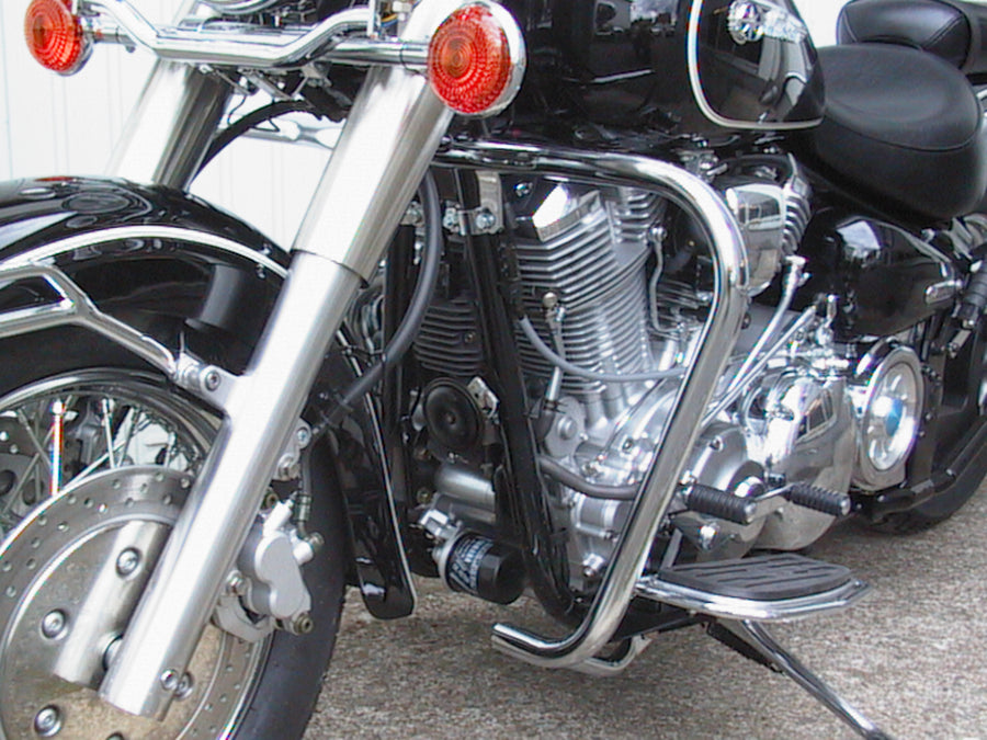 Yamaha XV 1600 Wild Star [1999-2004] - beskyttelsesstang, stor versjon laget av rør 30 mm