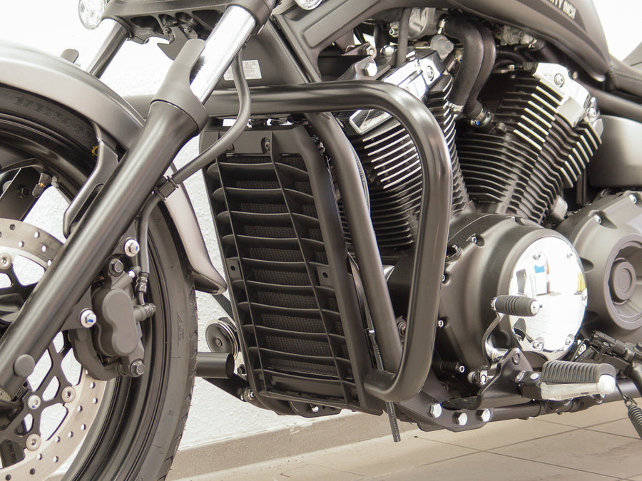 Yamaha XVS 1300 Custom [2014-2016] - beskyttelsesstang, stor versjon laget av 38 mm rør, svart
