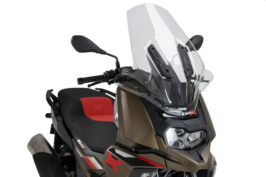 BMW C 400 X [2025] – Frontrute V-Tech Line Touring – Sterkt tonet